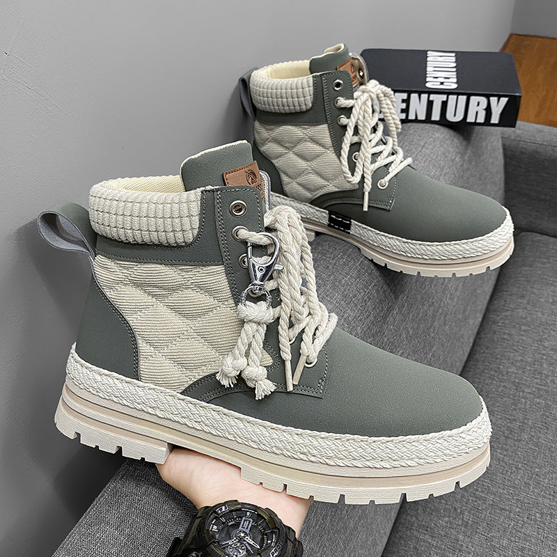 High-top  Boots Platform