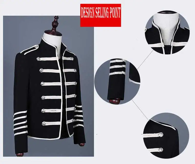 STREETFASH∞N Men's Steampunk Parade Jacket