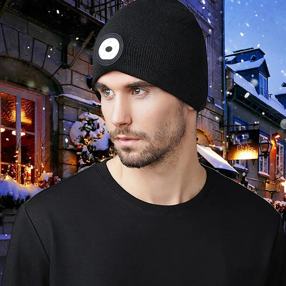 STREETFASH∞N Unisex 5 LED Beanie Hat