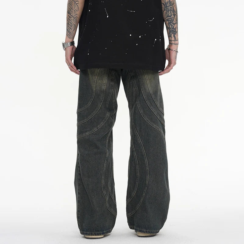 STREETFASH∞N Vintage Jeans Trendy Men's Trousers