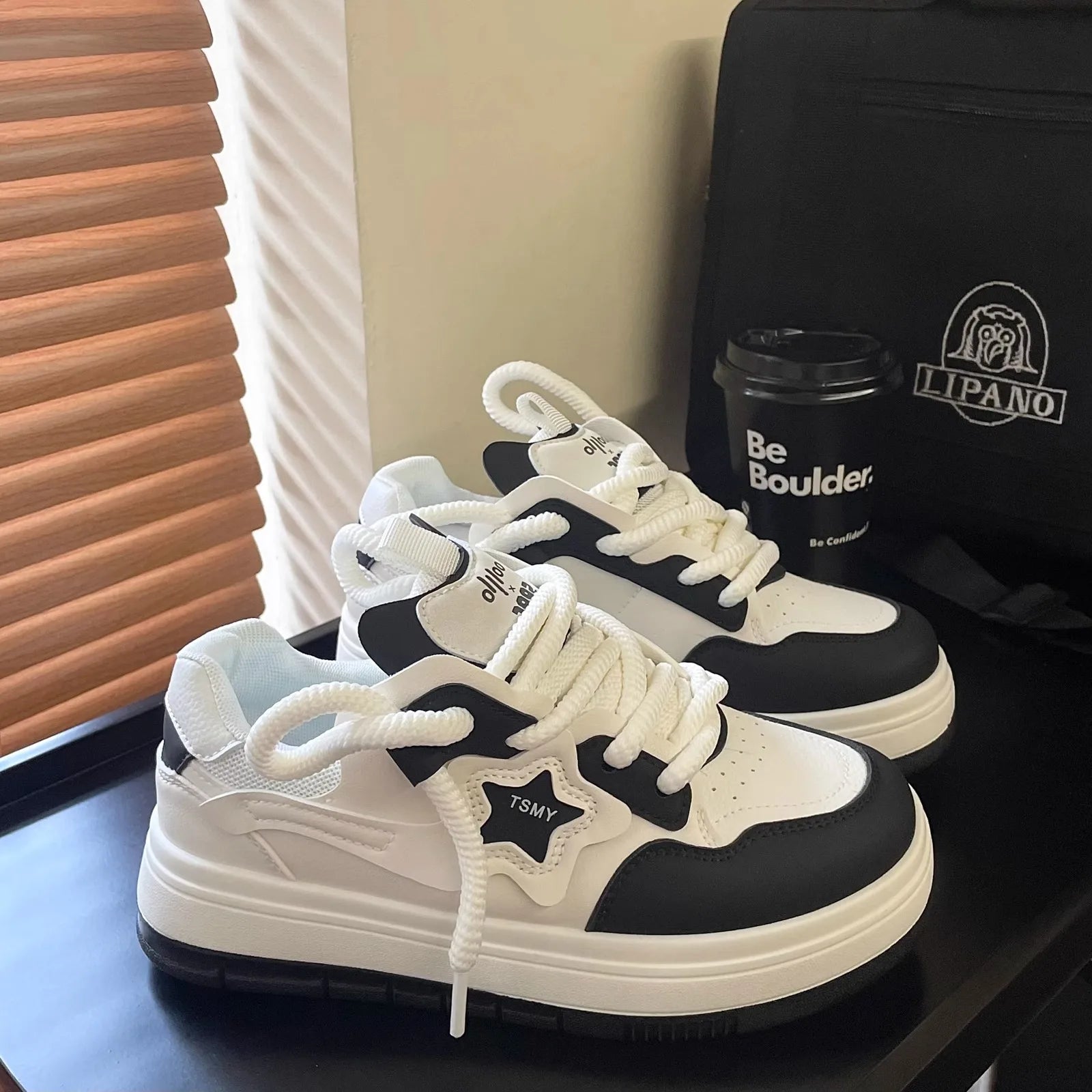 STREETFASH∞N Women Sneakers Star Design