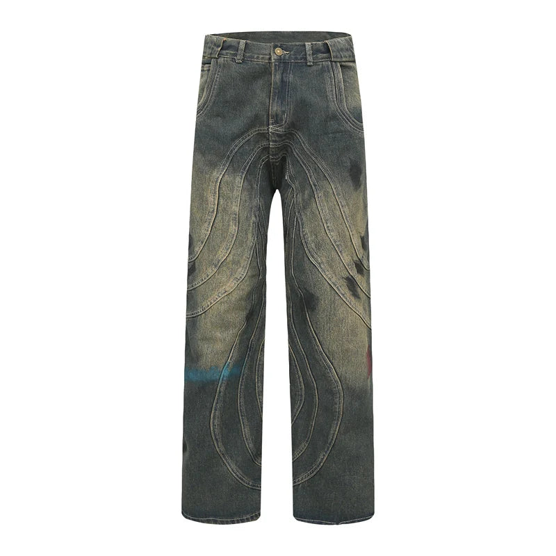 STREETFASH∞N Vintage Jeans Trendy Men's Trousers