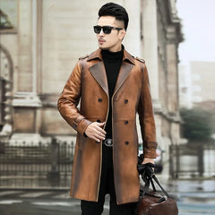 STREETFASH∞N Men's Leather Coat Jacket