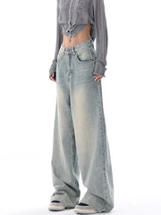 STREETFASH∞N High Waist Women Wide Leg Jeans