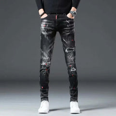 STREETFASH∞N Black Pencil Jeans