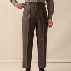 STREETFASH∞N Italian Men Wool Formal Pant