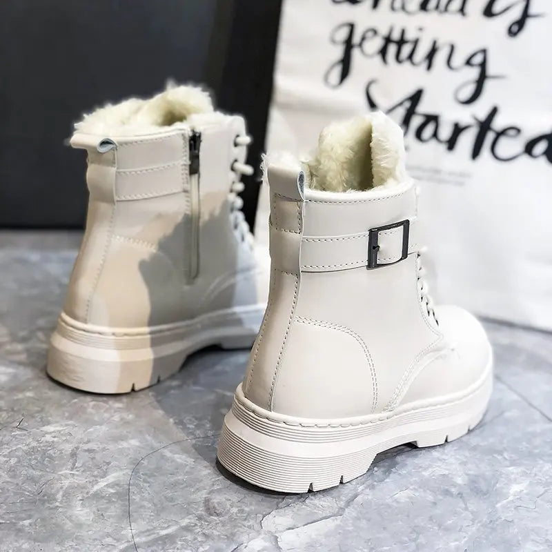 STREETFASH∞N Women PU Leather Boots