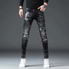 STREETFASH∞N Black Pencil Jeans