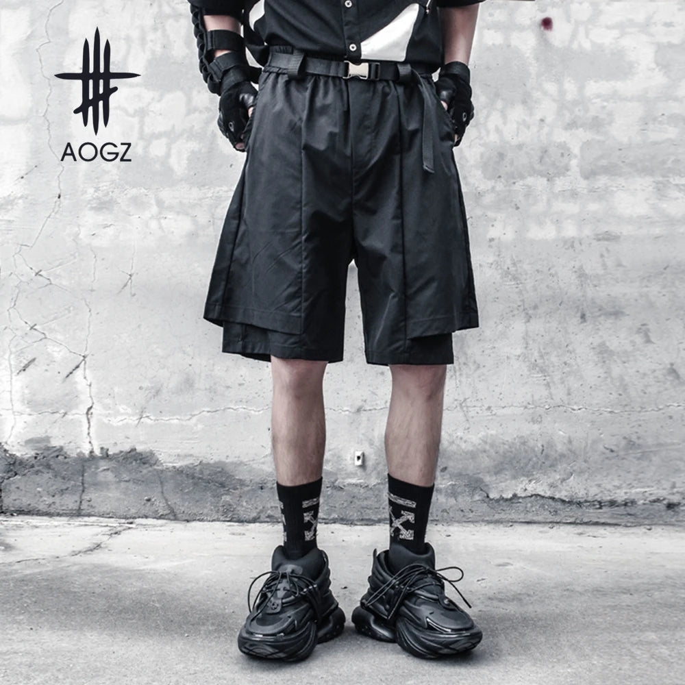 STREETFASH∞N 2Pcs Belt Men Shorts