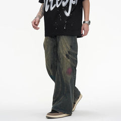 STREETFASH∞N Vintage Jeans Trendy Men's Trousers