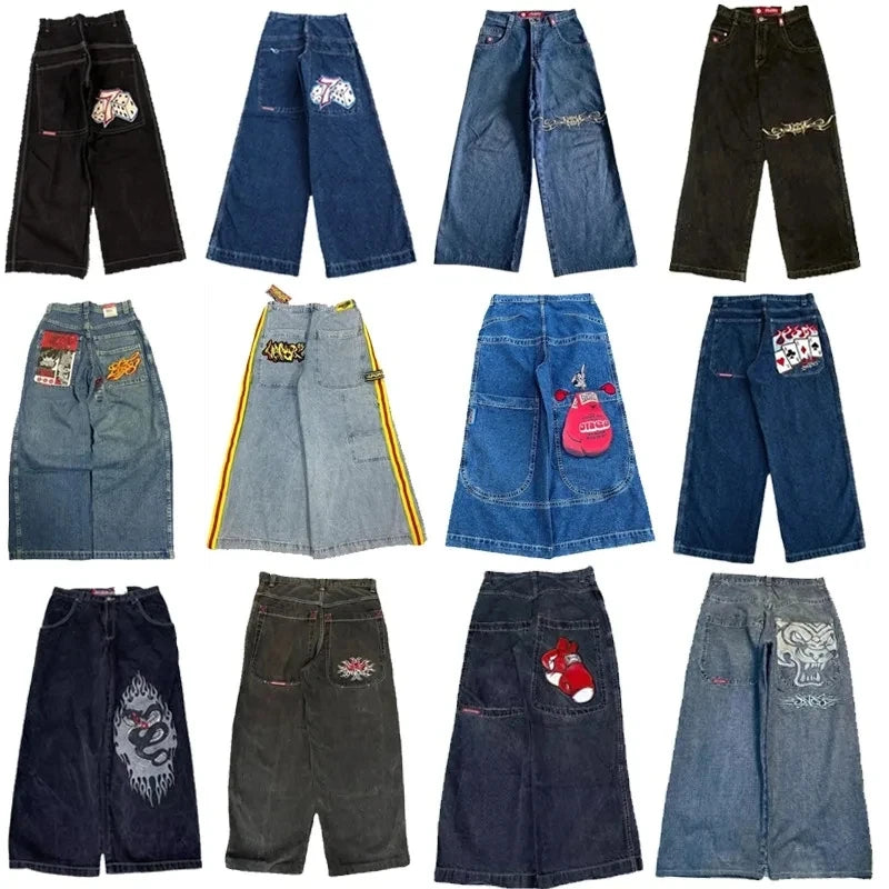 STREETFASH∞N High Quality Men Baggy Jean