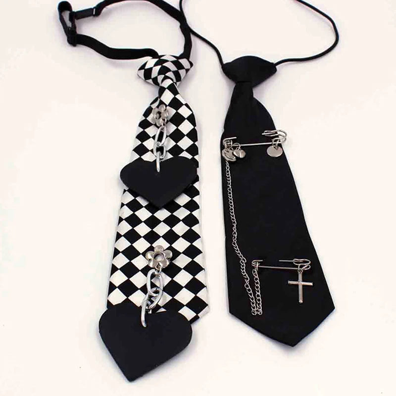 STREETFASH∞N Women Zipper Necktie