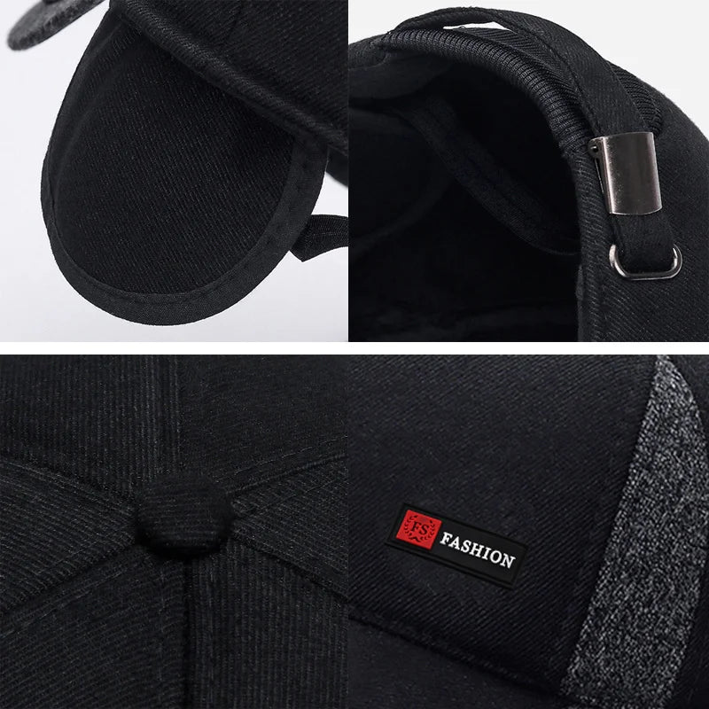 STREETFASH∞N Men Warm Earflap Caps