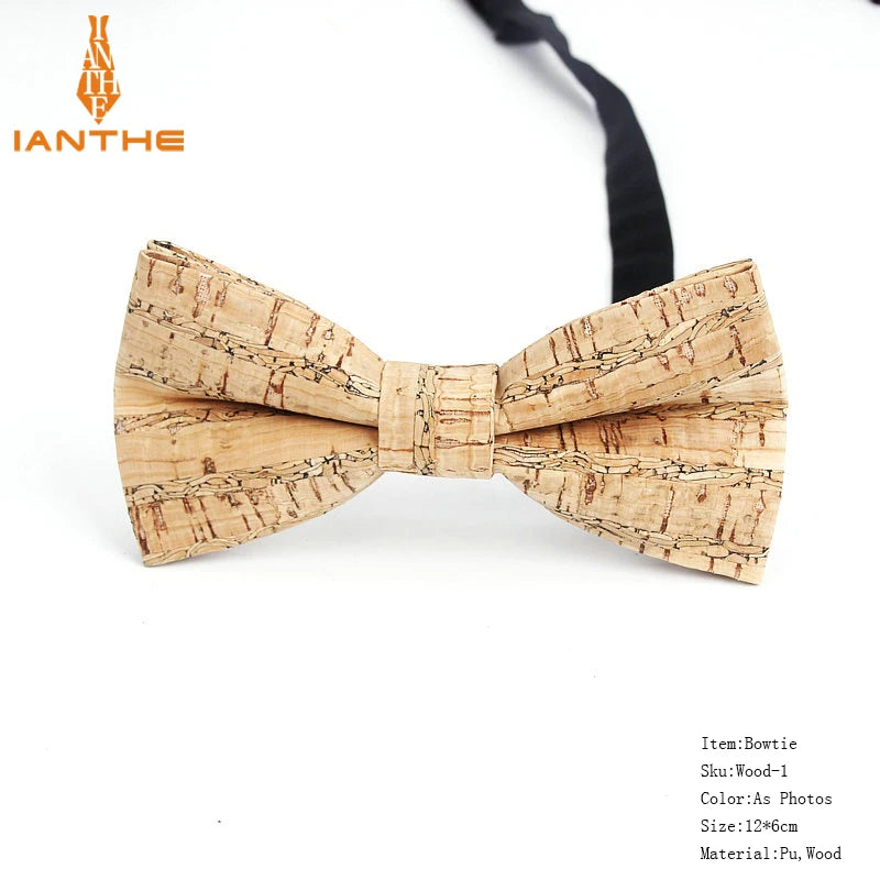 STREETFASH∞N Men Wooden Bow Ties