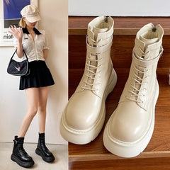 STREETFASH∞N Thick soled boots for women