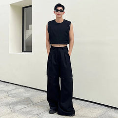 STREETFASH∞N Men's Two Piece Sleeveless Top