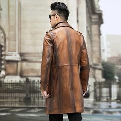 STREETFASH∞N Men's Leather Coat Jacket