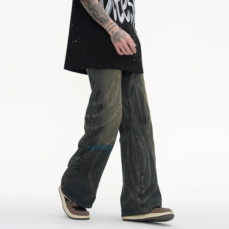 STREETFASH∞N Vintage Jeans Trendy Men's Trousers