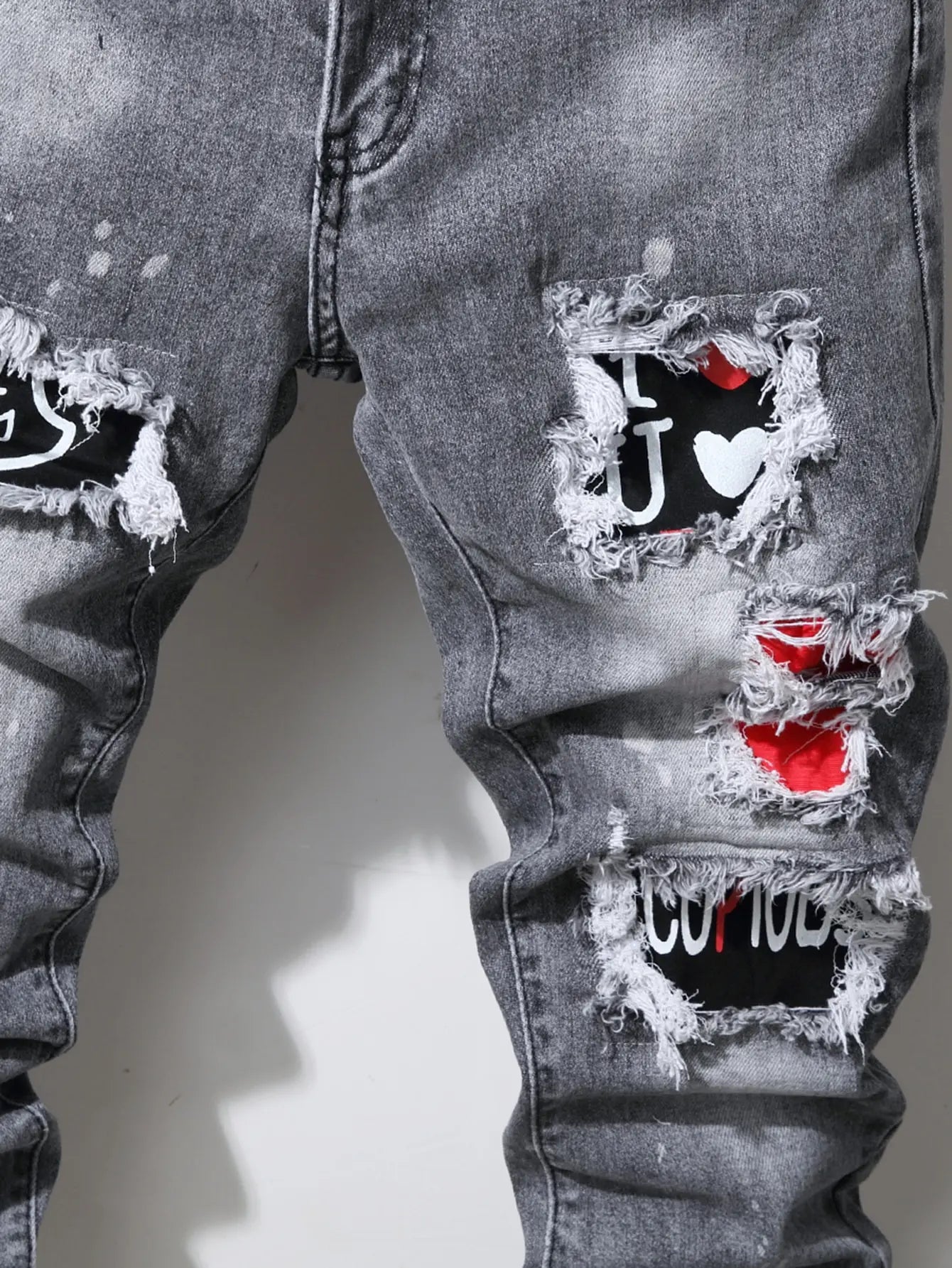 STREETFASH∞N Men Hip Hop Skinny Jeans