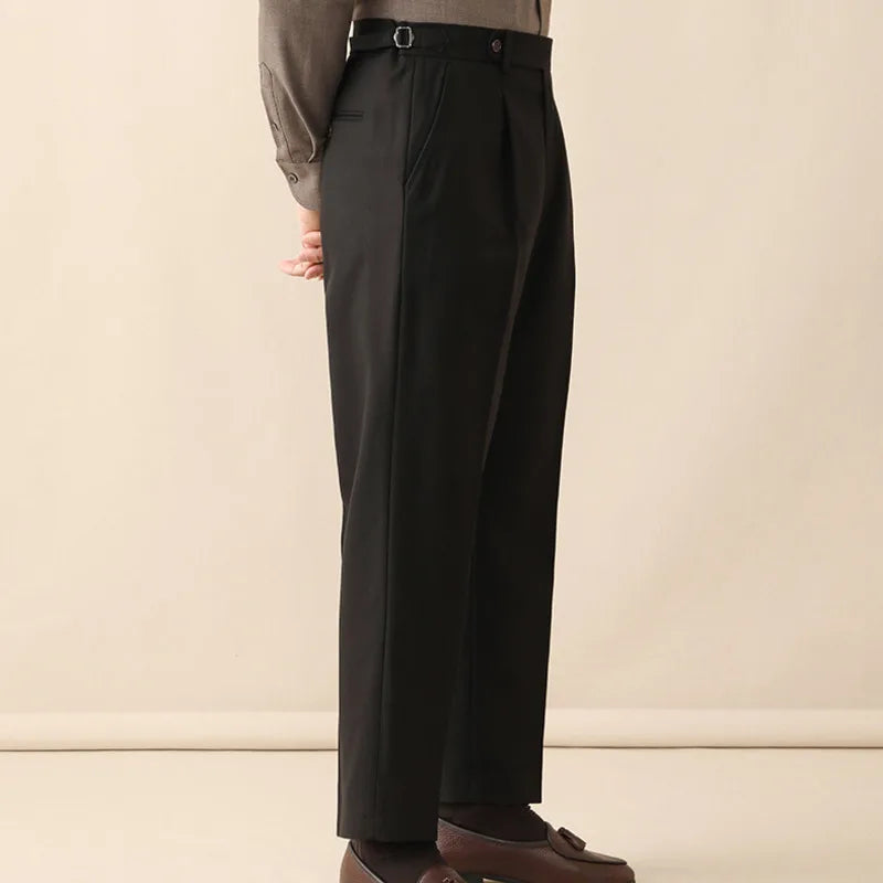 STREETFASH∞N Italian Men Wool Formal Pant