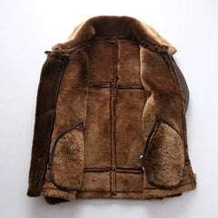 STREETFASH∞N Sheep Leather Fur Coat