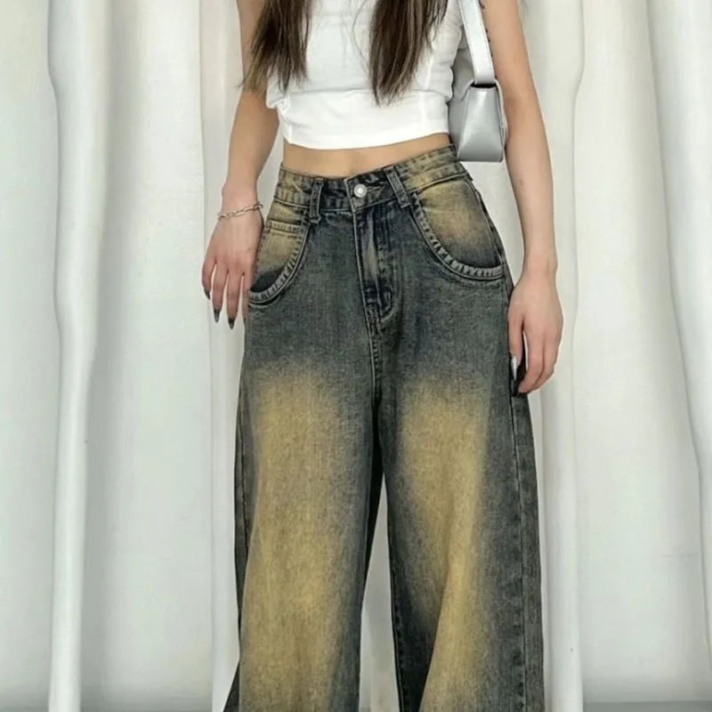 STREETFASH∞N High Waist Women Vintage Baggy Pants