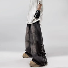 STREETFASH∞N Oversized Pocket Baggy Jeans For Men