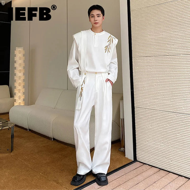 STREETFASH∞N Men's Two Piece Set Long Sleeve Shirt