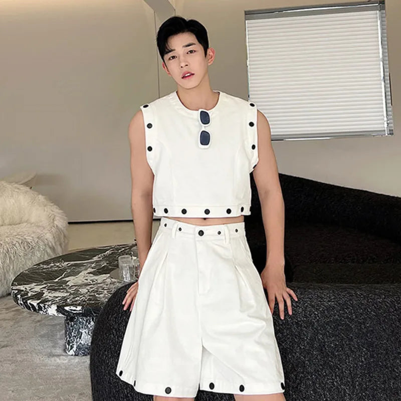 STREETFASH∞N Men's Two Piece Sleeveless Top