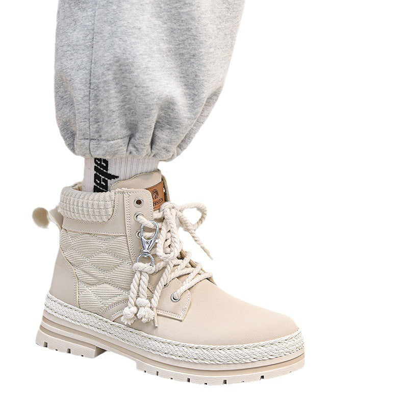 High-top  Boots Platform